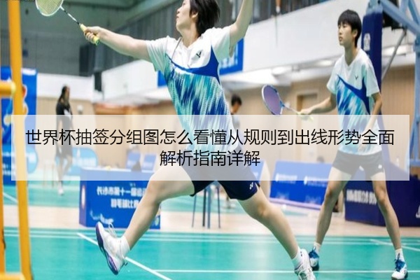 世界杯抽签分组图怎么看懂从规则到出线形势全面解析指南详解