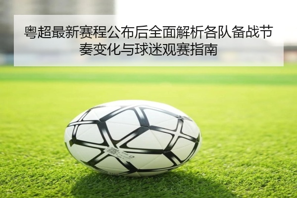 粤超最新赛程公布后全面解析各队备战节奏变化与球迷观赛指南